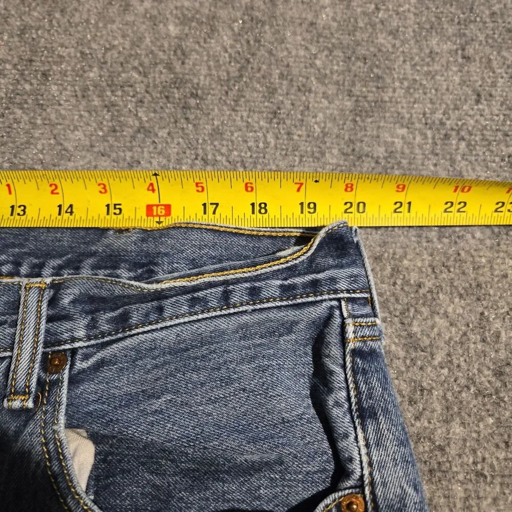 VTG Levis 501 Button Fly Jeans Mens 40x30 Blue Medium Wash 90s Straight